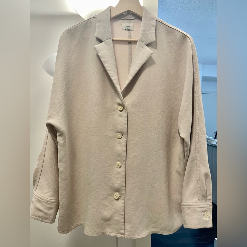 wilfred freeform button up blouse